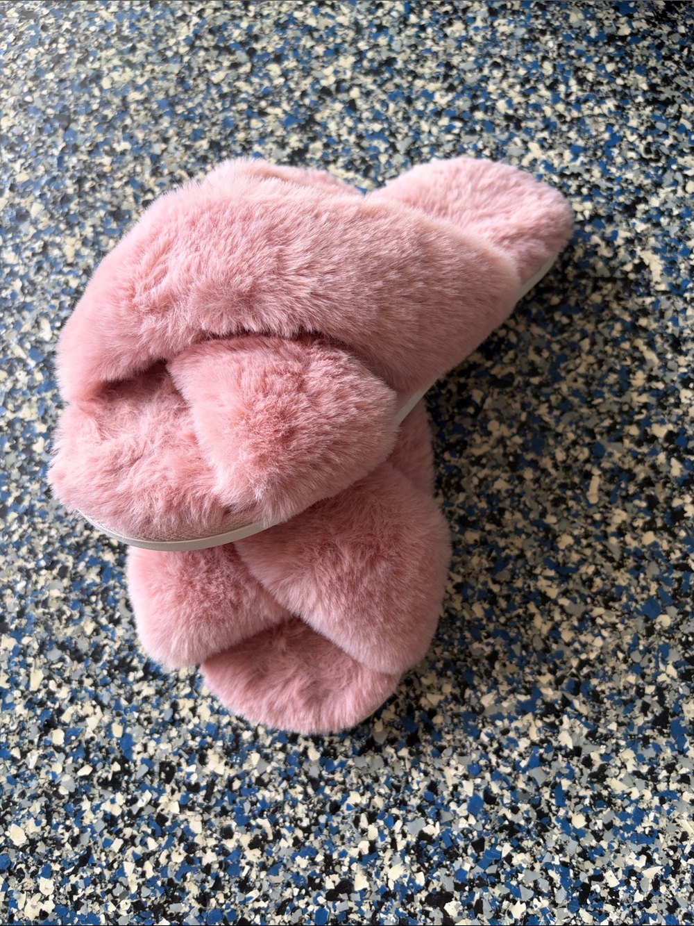 Pink Dreamy Furry Slippers size 37-38